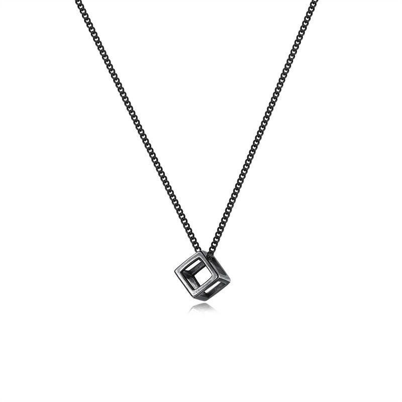 Thumbnail: 2023 Hot Classic Pendant Necklace Men Simple Stainless Steel Link Chain Necklac