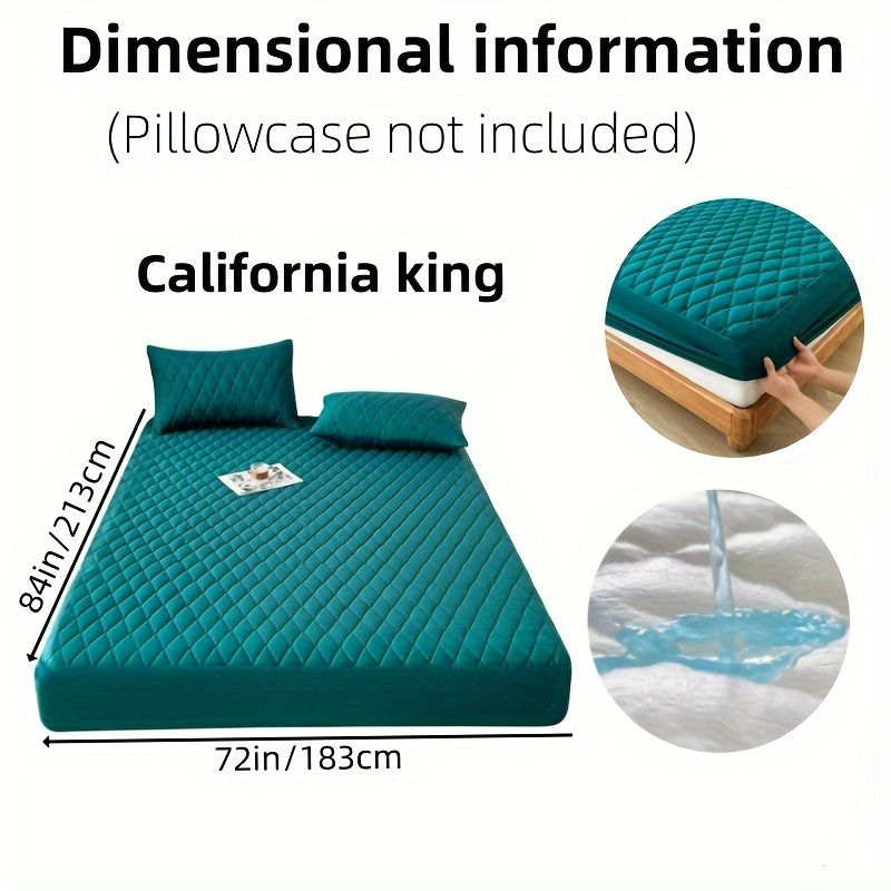Thumbnail: 1pc Multicolor Waterproof Mattress Protector (No Pillowcase and Pillow Core) So
