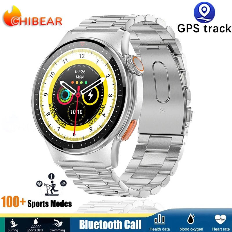 Thumbnail: 2023 New Bluetooth Call Smart Watch Men ECG+PPG Body Temperature Monitor Watche
