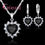 Thumbnail: True Love 925 Sterling Silver Jewelry Sets For Wedding Women Cubic Zirconia Pen
