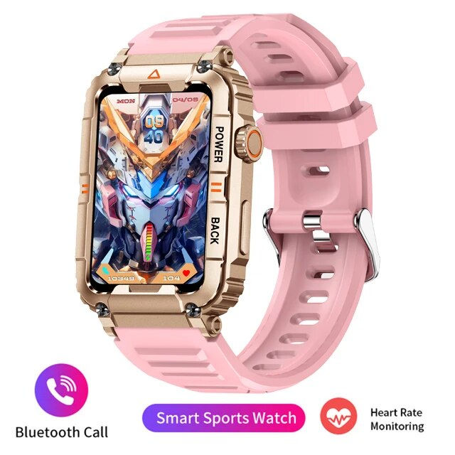 Thumbnail: 2023 New GPS Smart Watch for Men  Bluetooth Call Health Monitoring Smart Watche