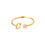 Thumbnail: 48 Style Women Stainless Steel Rings Gold Color Hollow Out Geometric Open Ring 