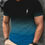 Thumbnail: [3-Pack Gradient Quick Dry T-Shirts] 3-Pack Men'S Gradient 3D Printed T-Shirts,