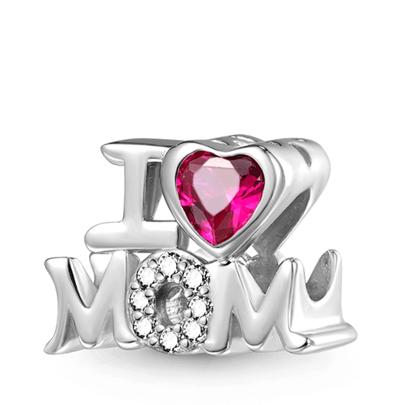 Thumbnail: New Silver 925 Red Series DIY Jewelry Lipstick High Heels Love Heart Dumbbell A