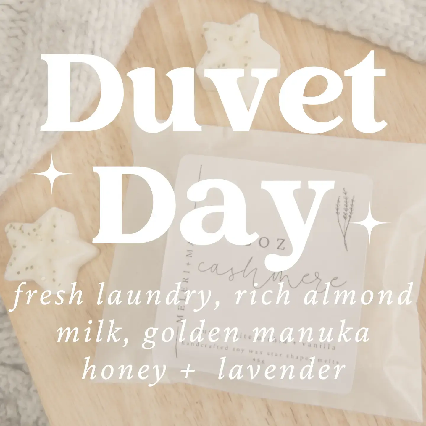 Duvet Day Scented Star-Shaped Soy Wax Melts
