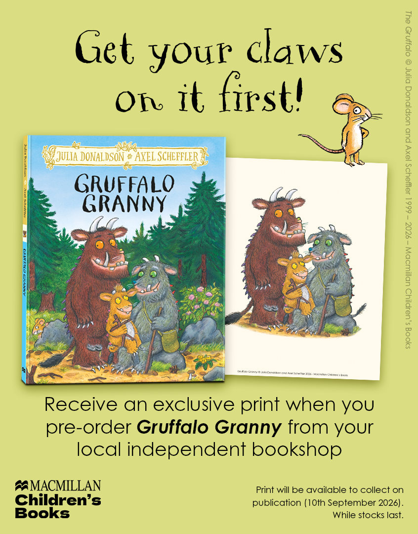 PRE-ORDER Gruffalo Granny: Indie Bookshop Edition with FREE art print - out 10/9