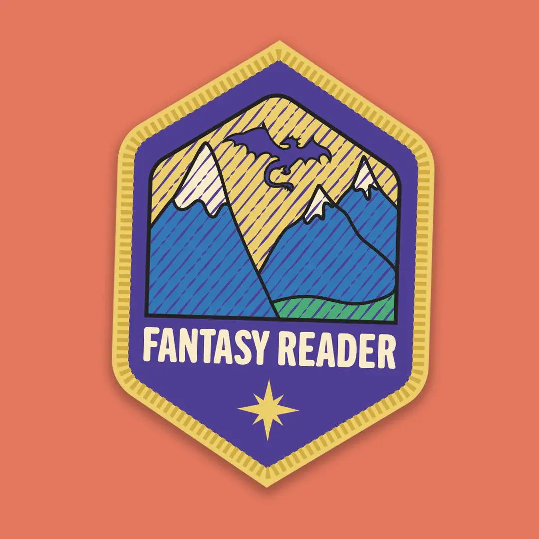 Fantasy Reader Sticker