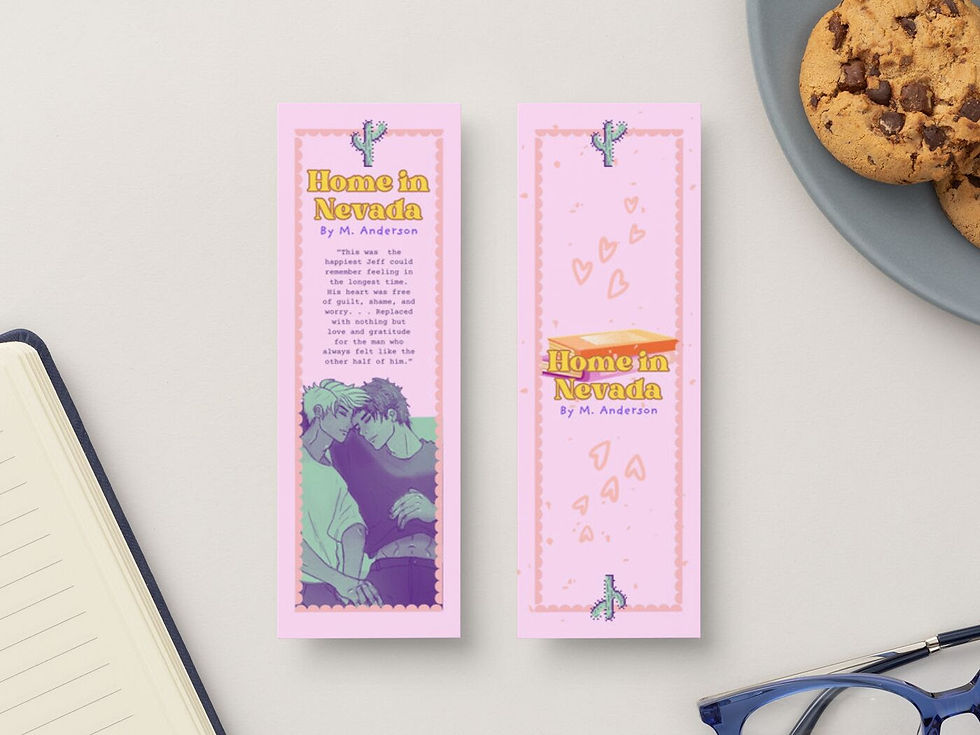 Home in Nevada - Sketch Bookmark