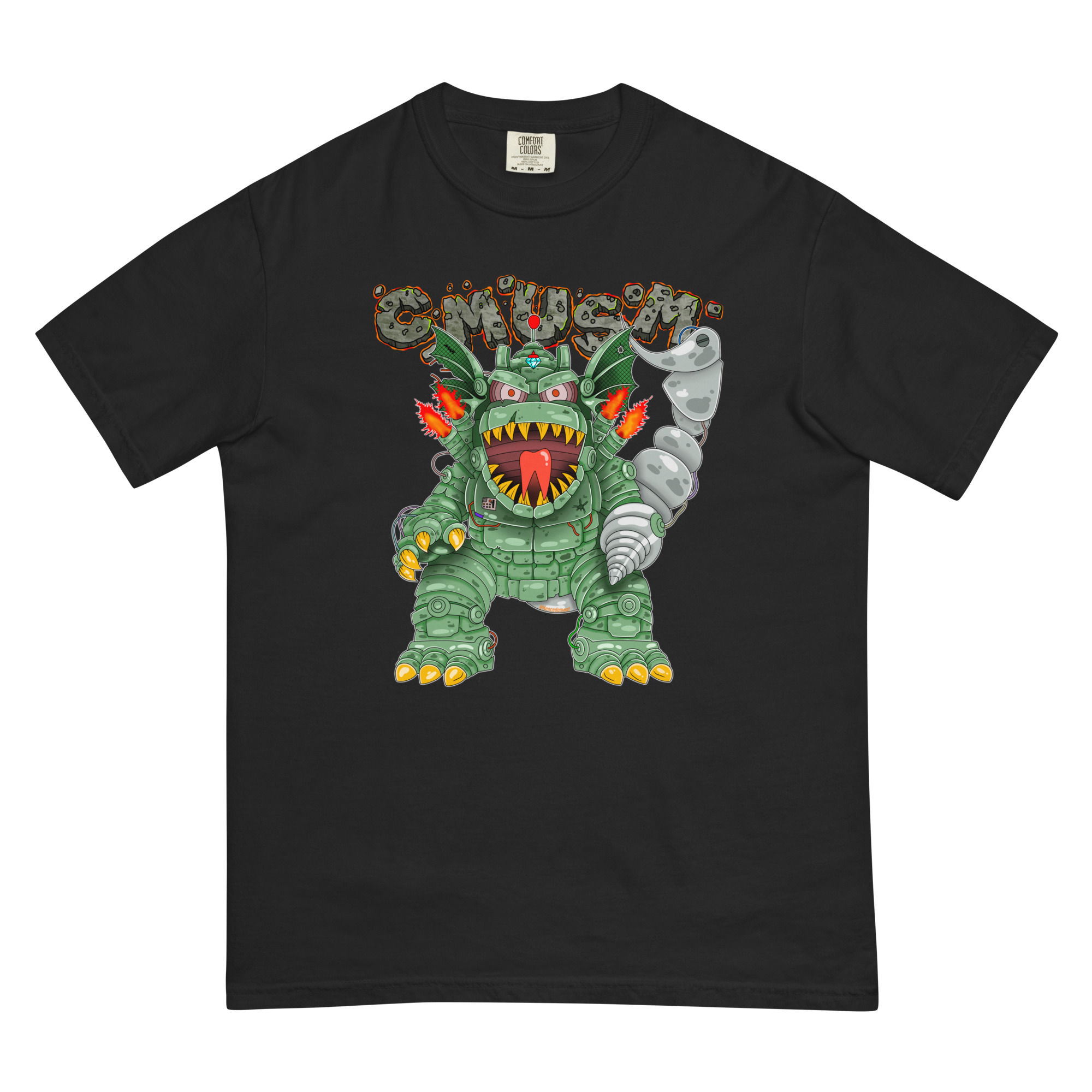 Colossal Mechanical Ultra Street Monster - heavyweight t-shirt