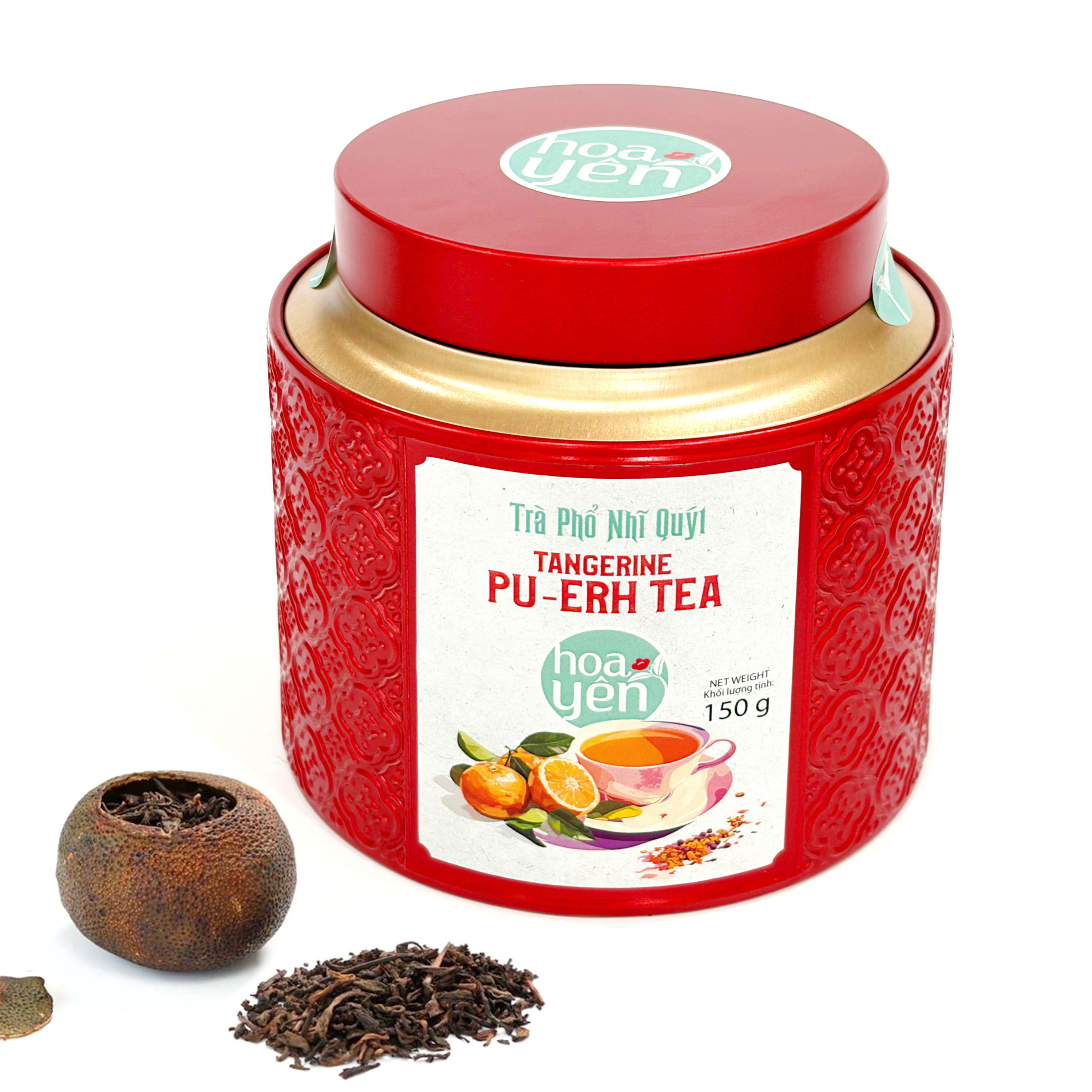 Trà Phổ Nhĩ Quýt Hộp 150g