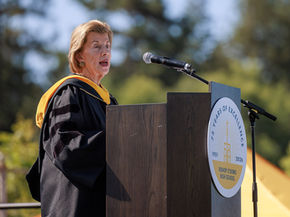 Cherrie Nanninga '66 at O'Dowd's 2026 Commencement