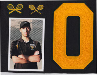 Camron Castro '16 displays his pride for O'Dowd tennis