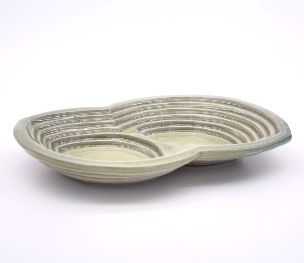 Indigo Cristol - Soda Fired Serving Dish