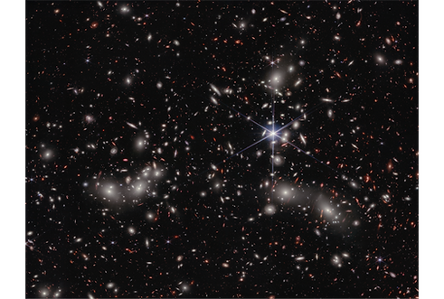 JWST's NIRCam image of the Pandora's Cluster (Abell 2744)