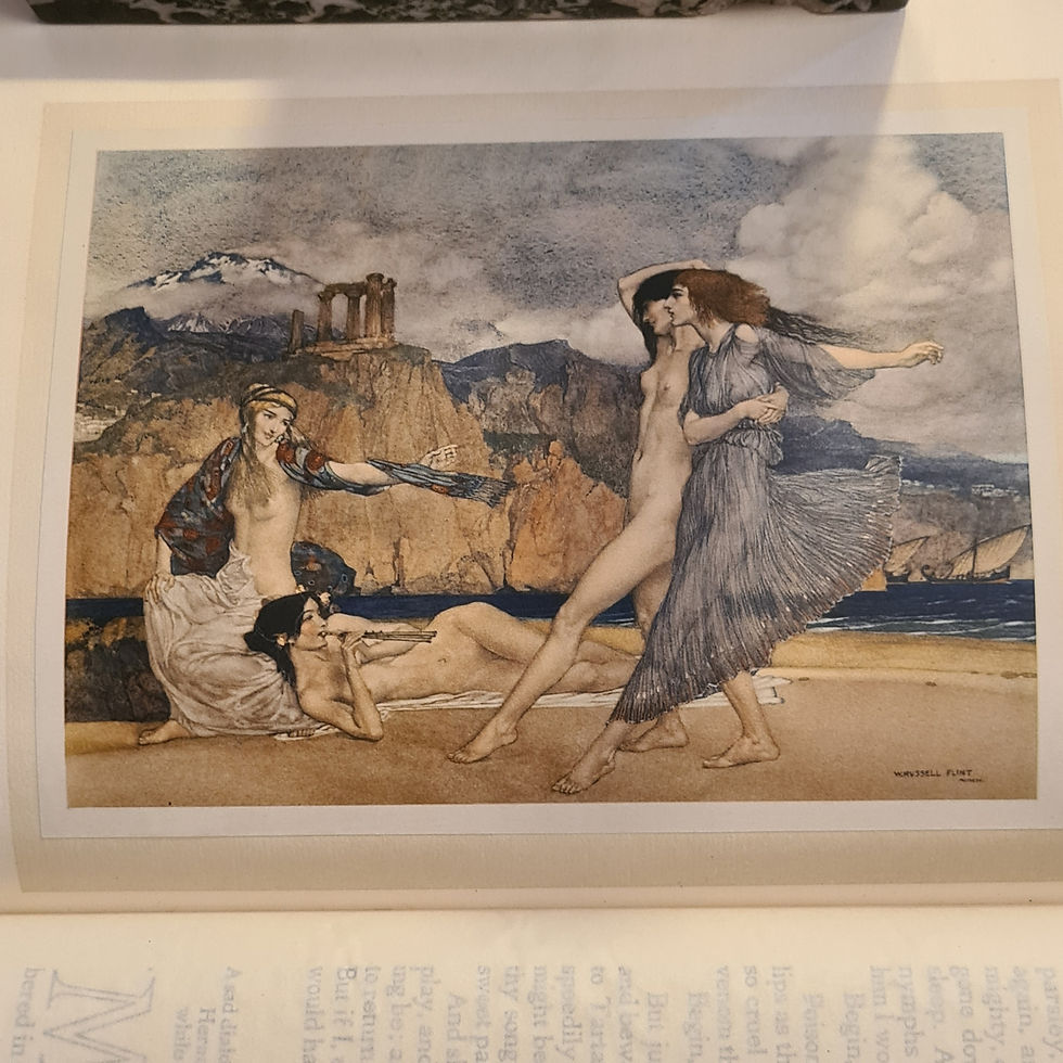 Thumbnail: "Theocritus, Bion & Moschus", Medici Society 1922, 2 Vols No. 64/500  with dJ