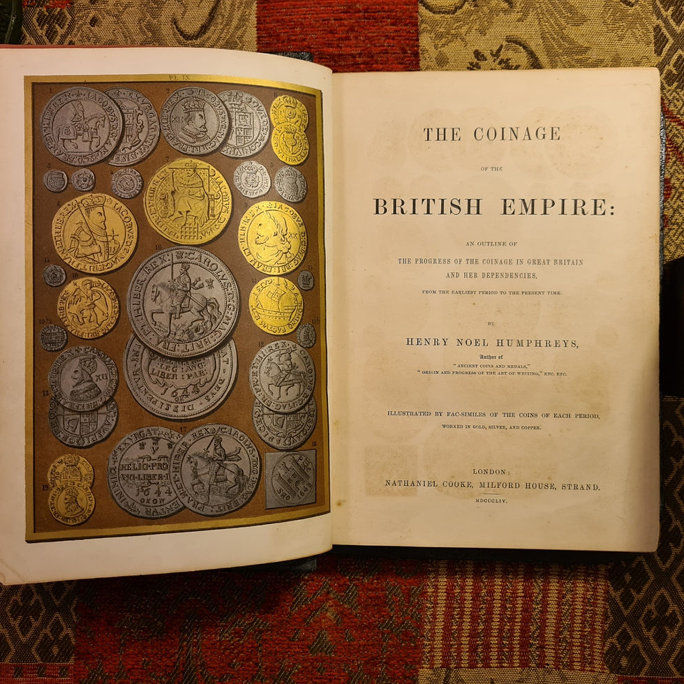 Thumbnail: H Noel Humphreys; The Coinage of The British Empire, First Edition 1854