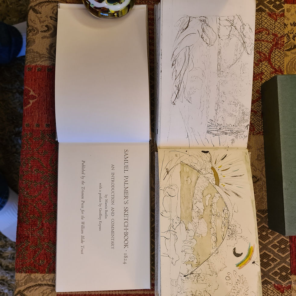 Thumbnail: Samuel Palmer's Sketch-book, 1824, 2 volumes, Trianon 1962, ltd edition 528/586