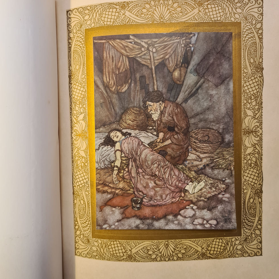 Thumbnail: Dulac (Edmund).-Omar Khayyám. Rubáiyát, one of 750 copies signed  [1909]