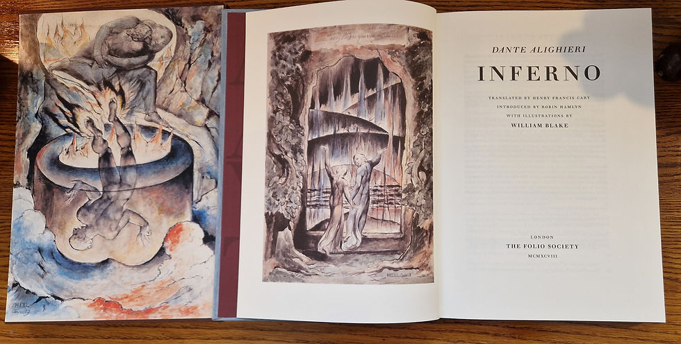 Thumbnail: Dante Inferno Blake, Dante Pergitorio Dali, Dante Paridisio Di Paulo. (