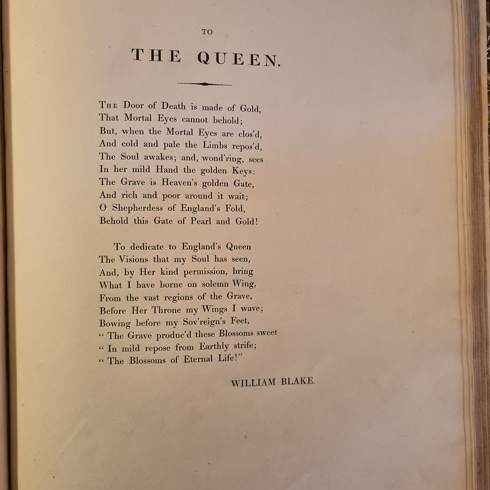 Thumbnail: William Blake THE GRAVE A POEM (provenance removed from Flaxley Abbey)