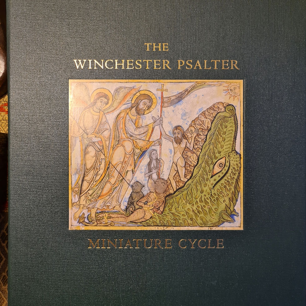 Thumbnail: The Winchester Psalter Folio Society ltd ed facsimile with commentary.