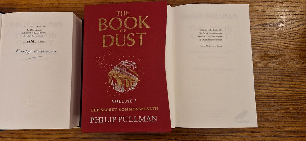 Thumbnail: Book of Dust: Signed Limited editions of 5000,  Volumes 1 & 2,   2017 & 2019