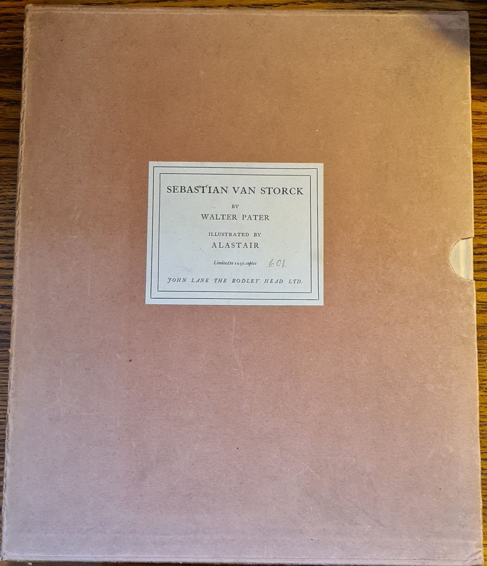 Thumbnail: Sebastian van Storck,  Illustrated by Alastair 1927 : 601/1050