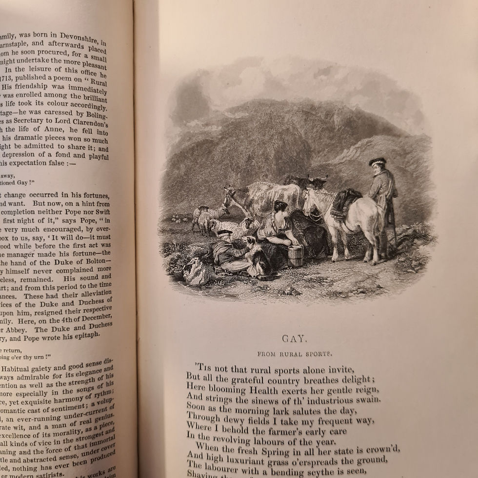 Thumbnail: The Book of Gems 'Poets & Artists of Britain'.1836. 1st ed  S C Hall, 3 VOLS