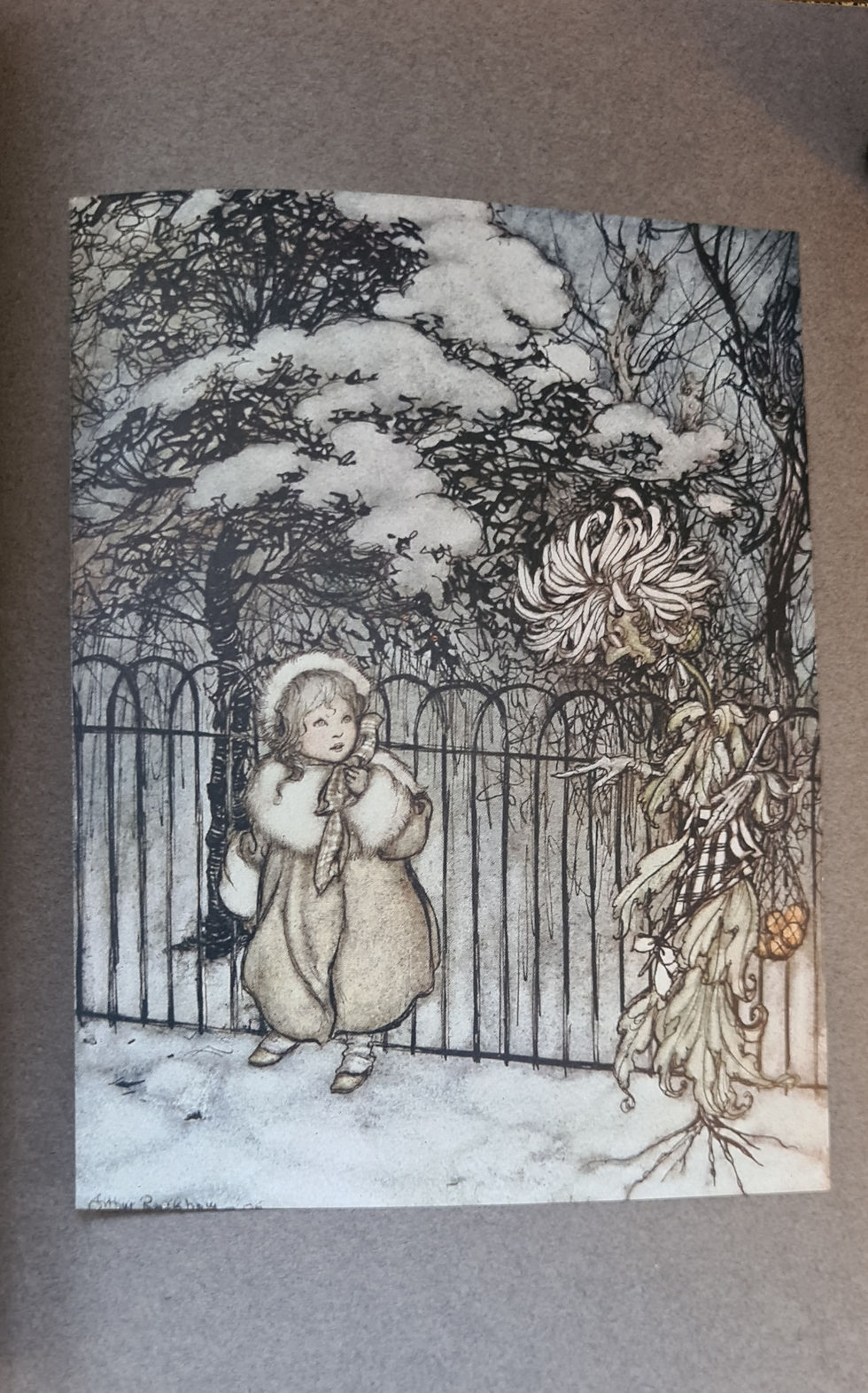 Thumbnail: Peter Pan In Kensington Gardens by J.M. Barrie, ill. Arthur Rackham, 1st Ed 1906