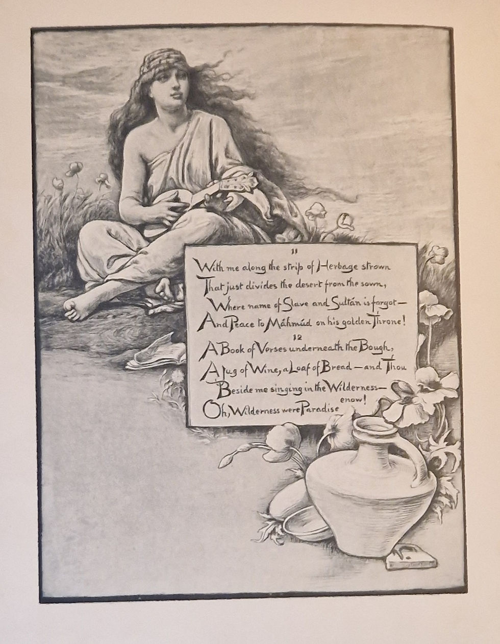 Thumbnail: The Rubiyat of Omar Khayyam: The Astronomer Poet of Persia', Elihu Vedder