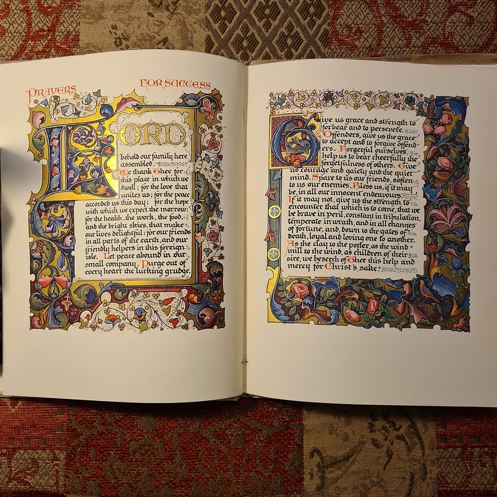 Thumbnail: Prayers Written at Vailima Robert Louis Stevenson 1st Ed 1911, Alberto Sangorski
