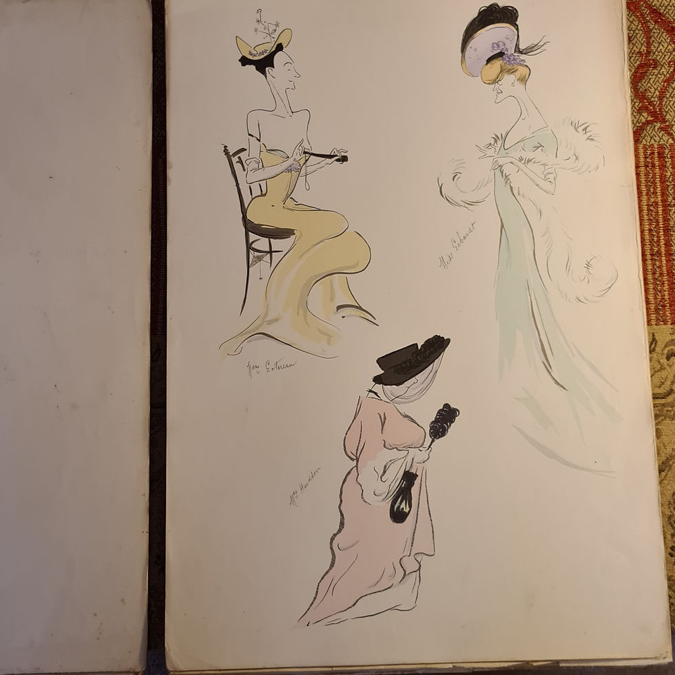 Thumbnail: SEM (Georges Goursat): Album 16 'Monte-Carlo',   23 colour lithographs 1909