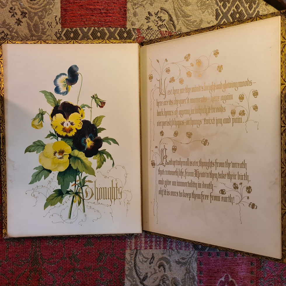 Thumbnail: Owen Jones: BACON (M.A.) Flowers from their Kindred Thoughts 1848