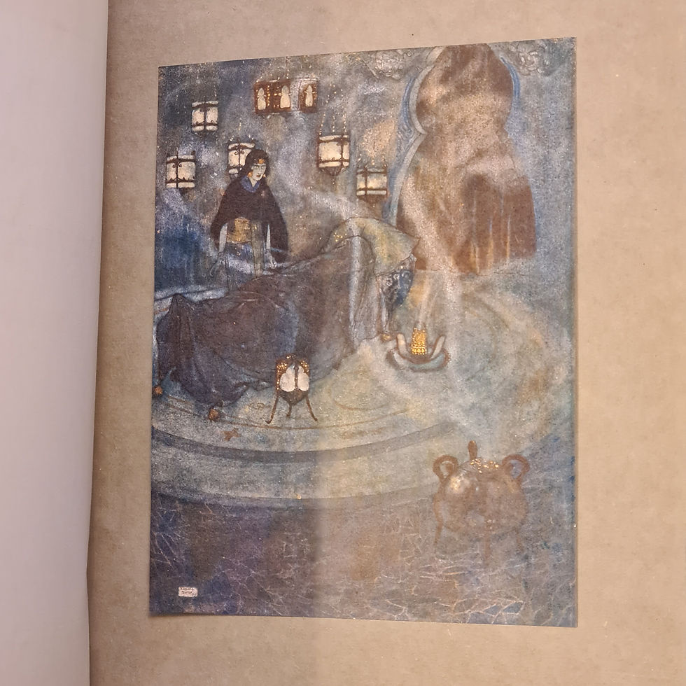 Thumbnail: Edmund Dulac Ill, 1907 1st Ed,  Arabian Nights, hodder & Stoughton