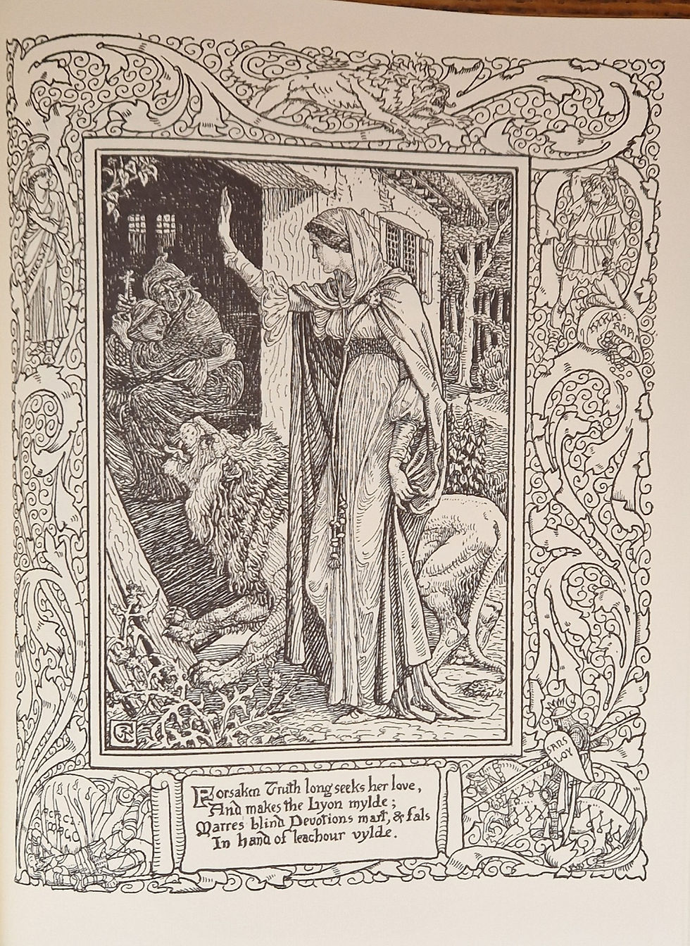 Thumbnail: Folio Society, Spenser's Faerie Queene,  ill Walter Crane, Ltd Edition 481/1000