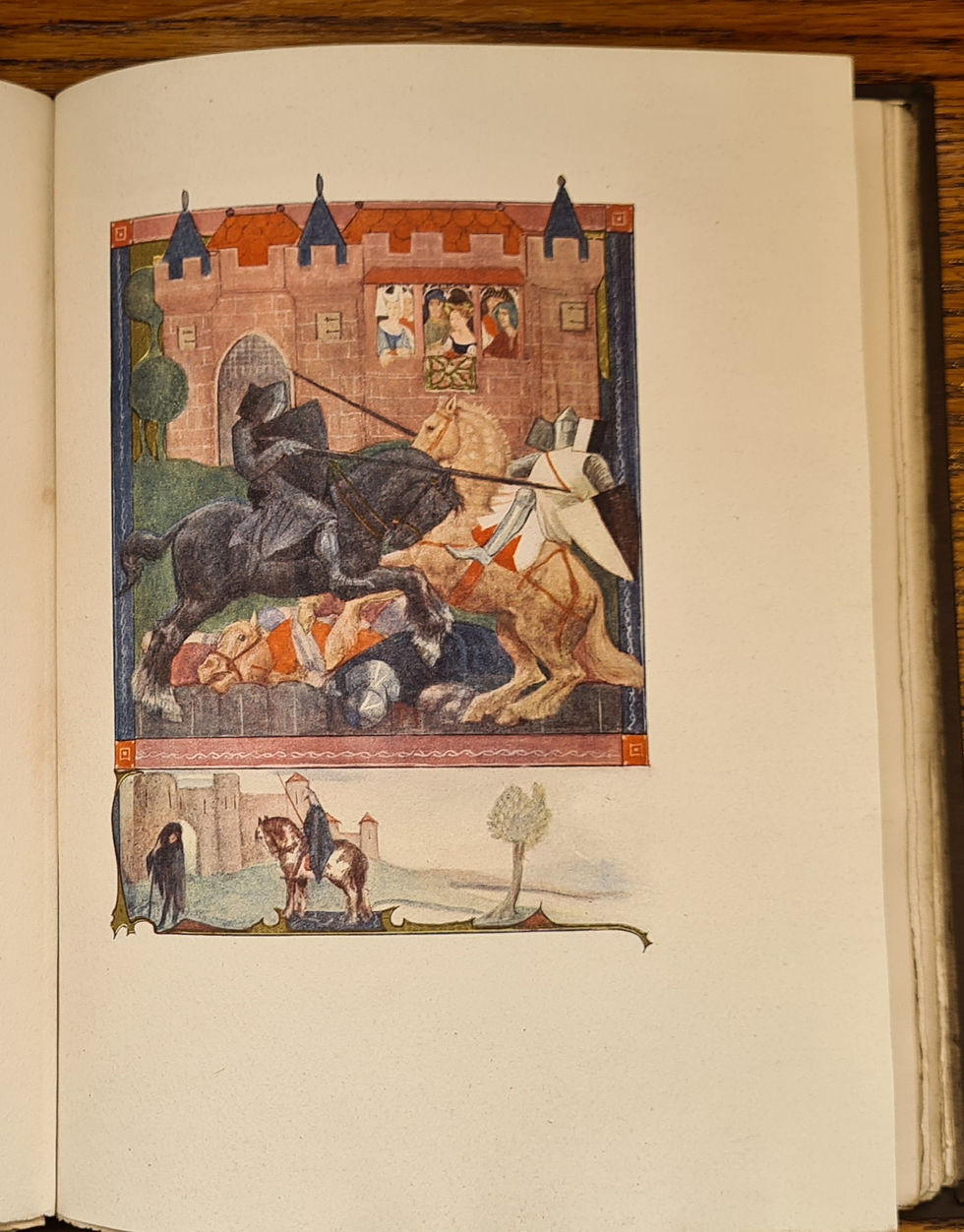 Thumbnail: WEST MICHAEL.  Clair de Lune & Other Troubadour Romances. Illus. by Evelyn Paul.