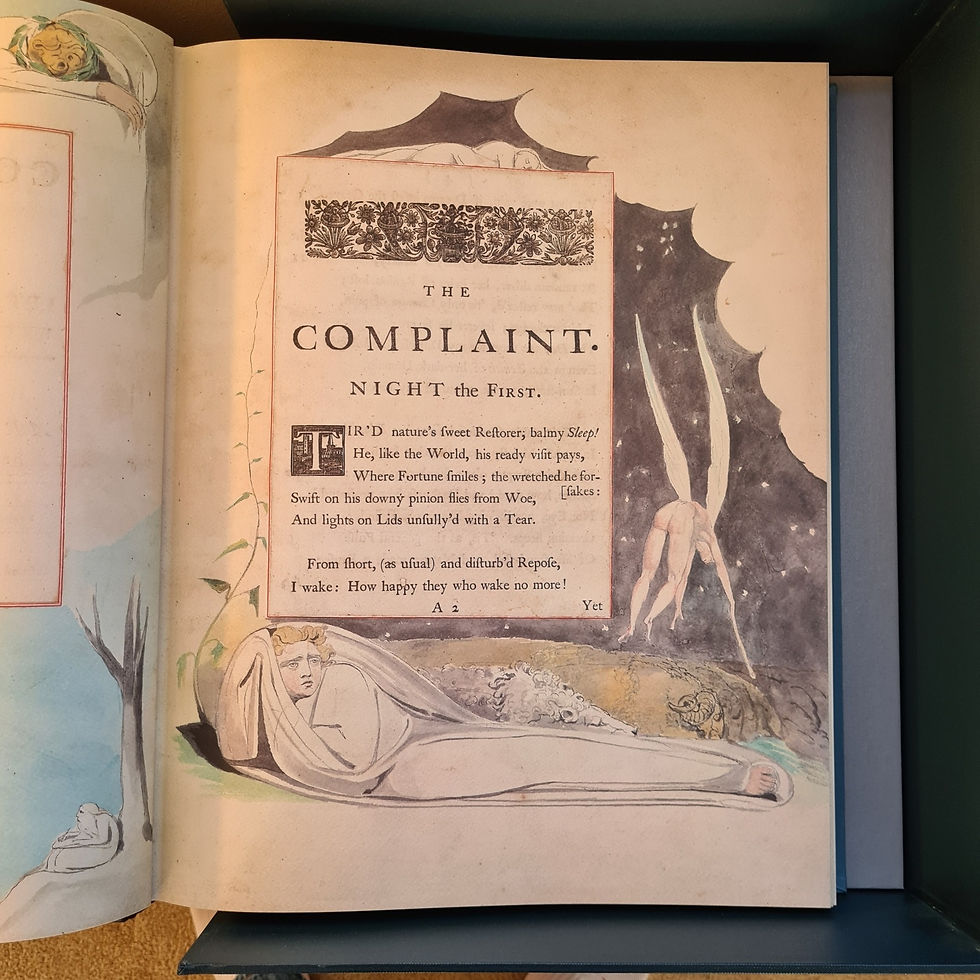 Thumbnail: Folio Society: Young (E), Night Thoughts, illustrated by William Blake #95/1000
