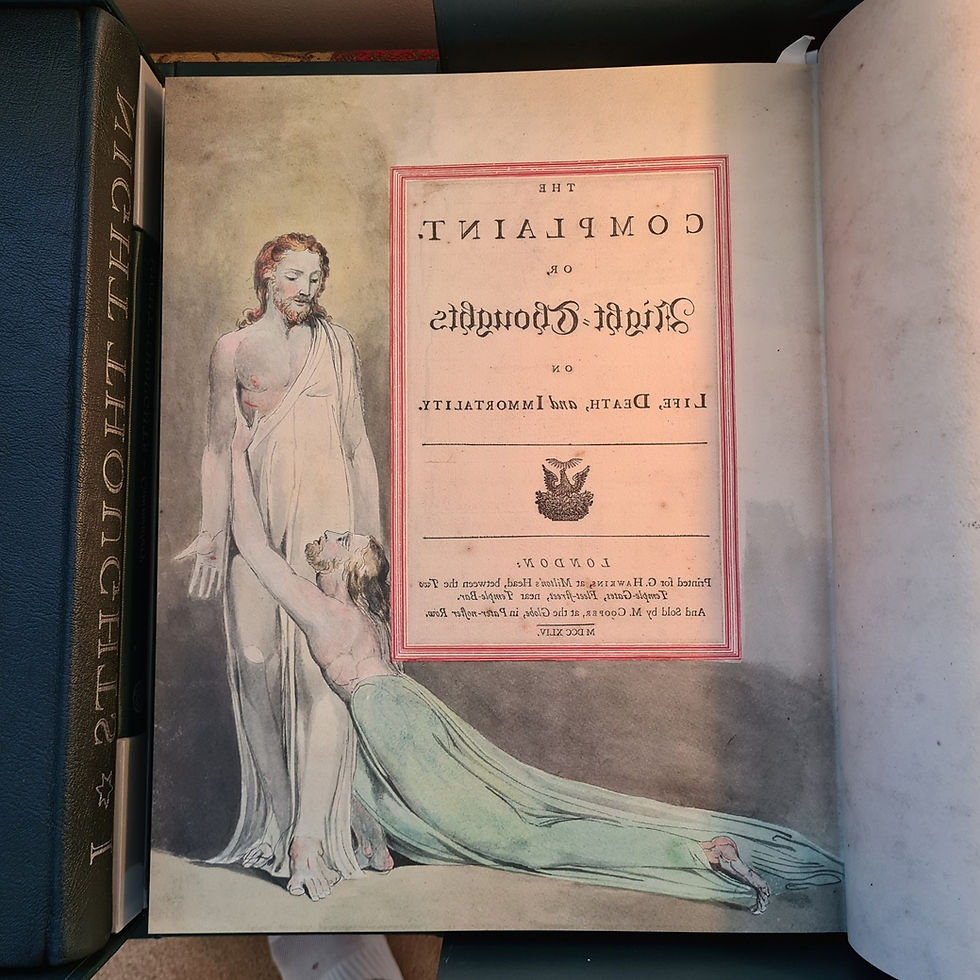 Thumbnail: Folio Society: Young (E), Night Thoughts, illustrated by William Blake #95/1000
