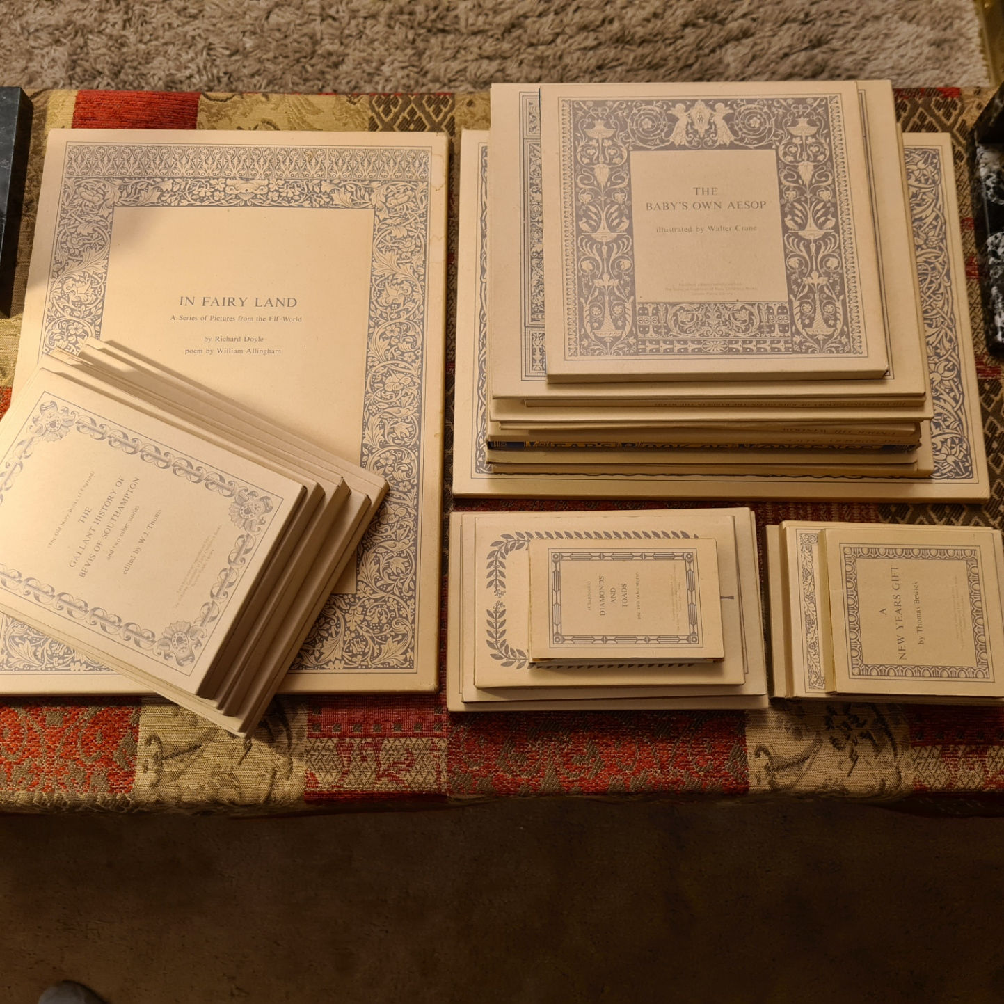 Full set of 35 'English illustrated children's books from the Osborne Collection