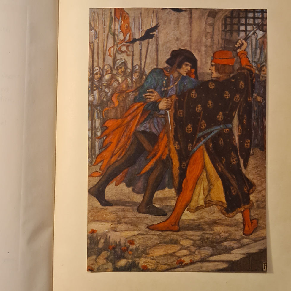 Thumbnail: Early Poems of William Morris, Ill Florence Harrison,Blackie 1914