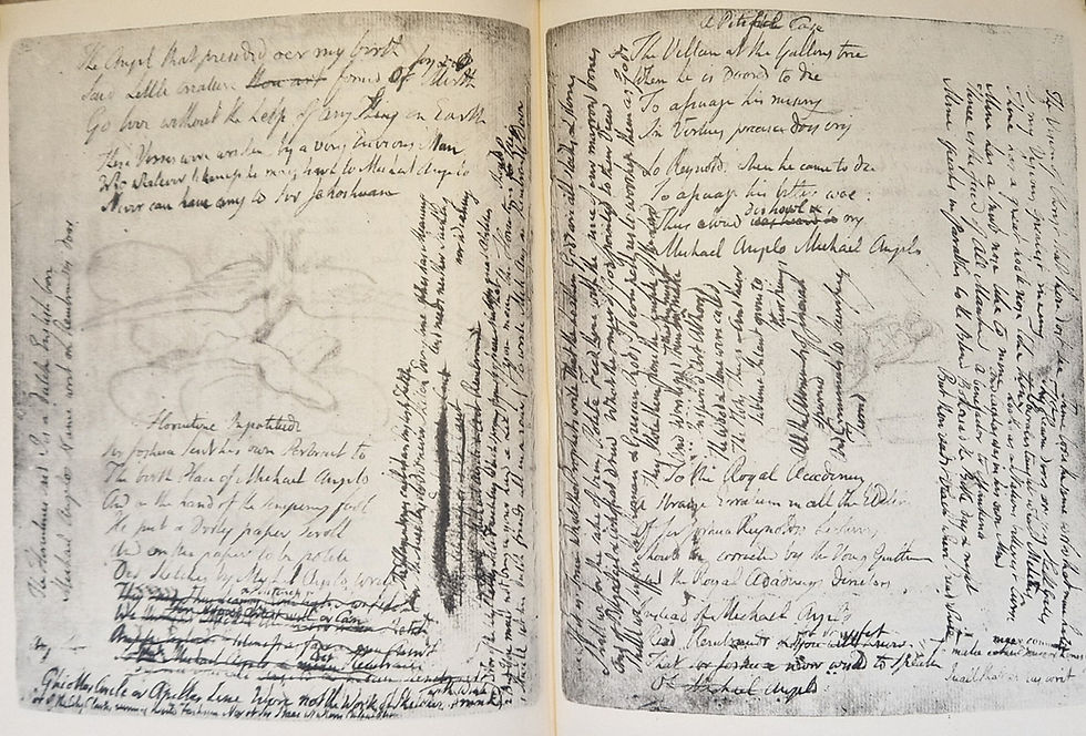 Thumbnail: The Note-Book of William Blake; The Rossetti Manuscript 294/650 Nonesuch Press