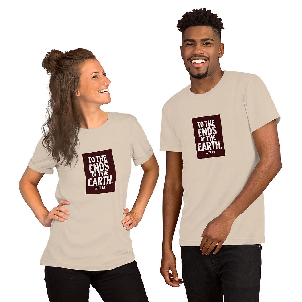 Thumbnail: To The Ends of the Earth (Acts 1:8) Unisex T-Shirt