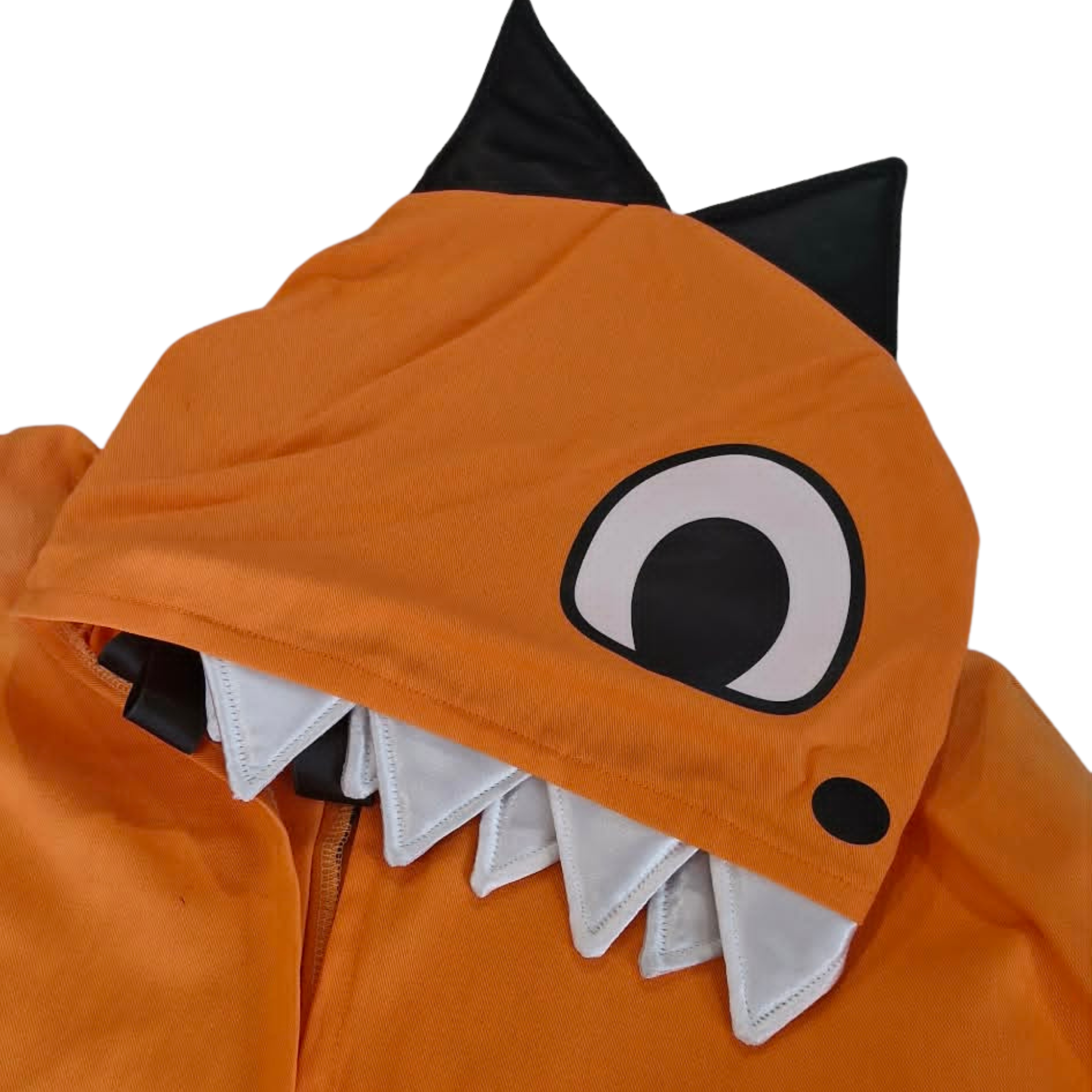 Hooded Dragon Cape - Orange/Black