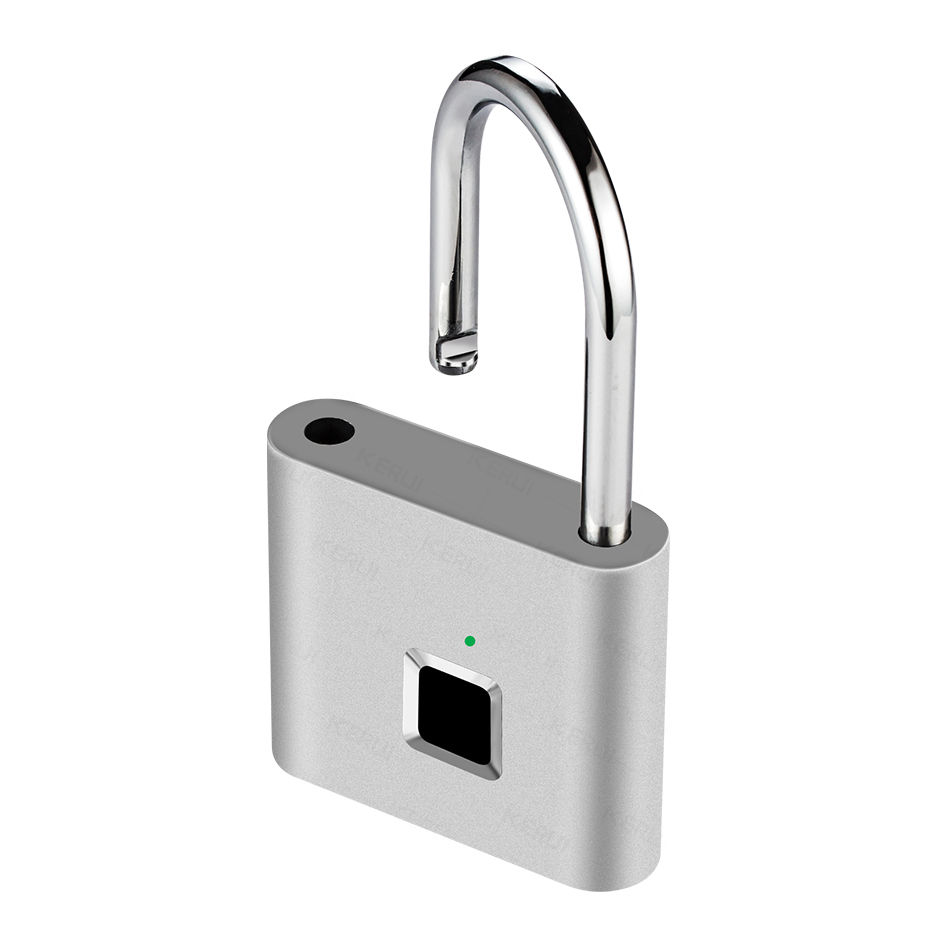 Miniatura: KERUI Smart Fingerprint Padlock Waterproof Fingerprint Keyless Door Lock Type C 
