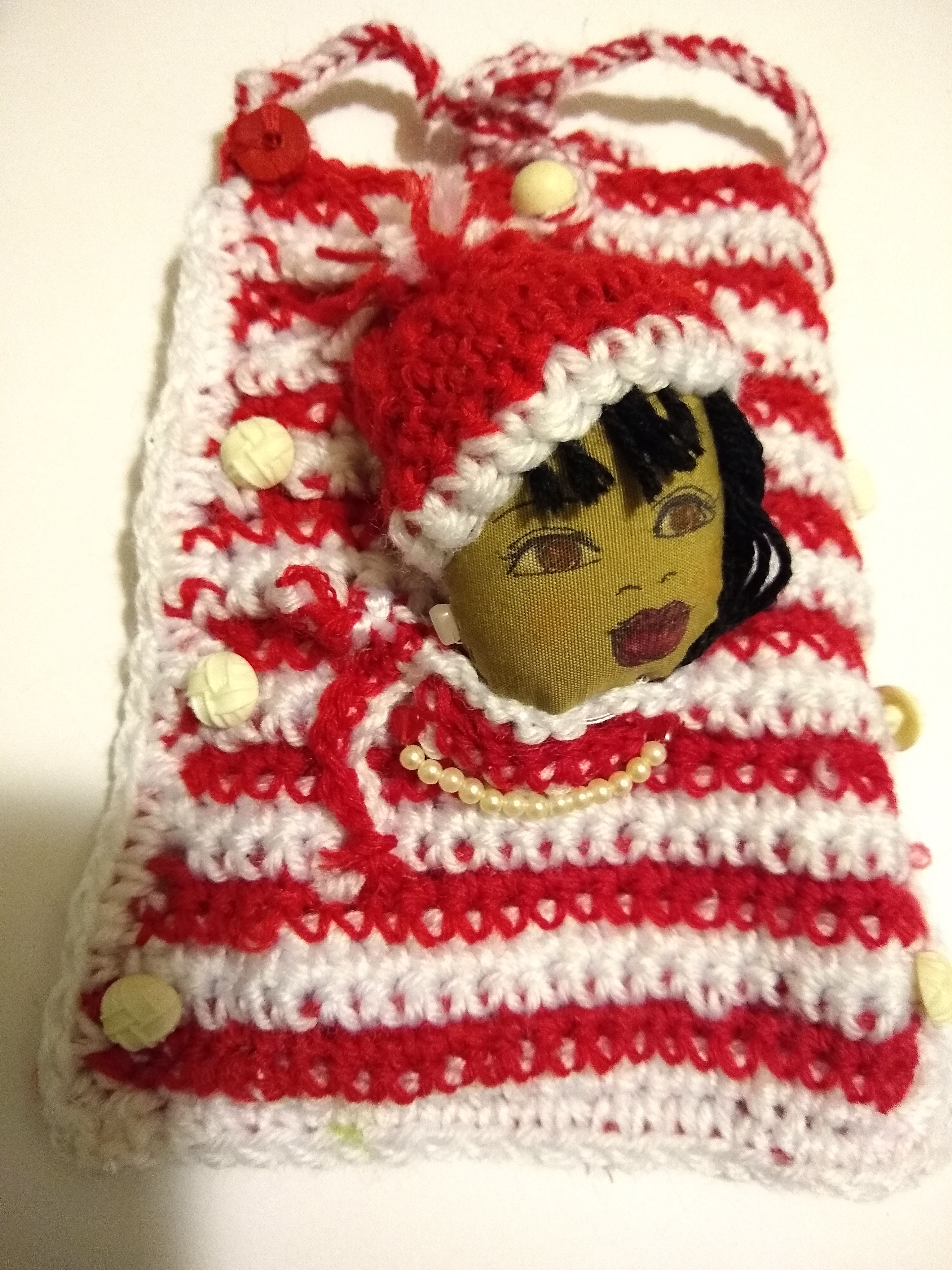 Crochet handcrafted bag  "candy"