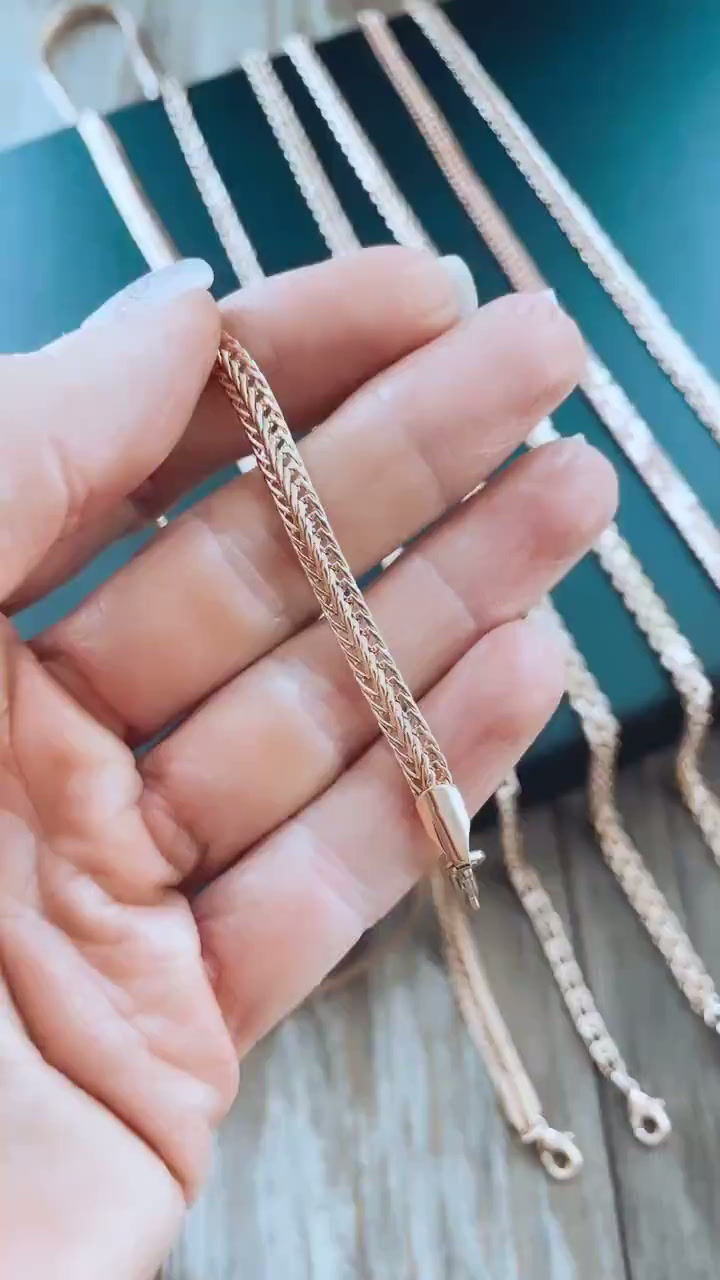Thumbnail: Rose Gold Necklaces: Various Styles & Lengths - Classic Durable Gift for Her