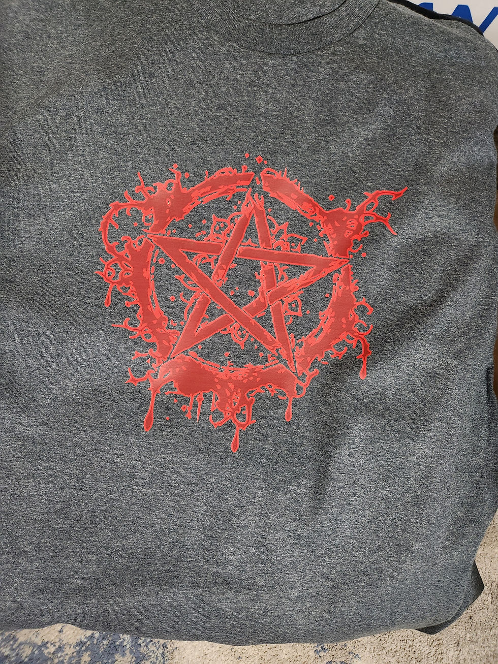 Pentagram Splatt in Red