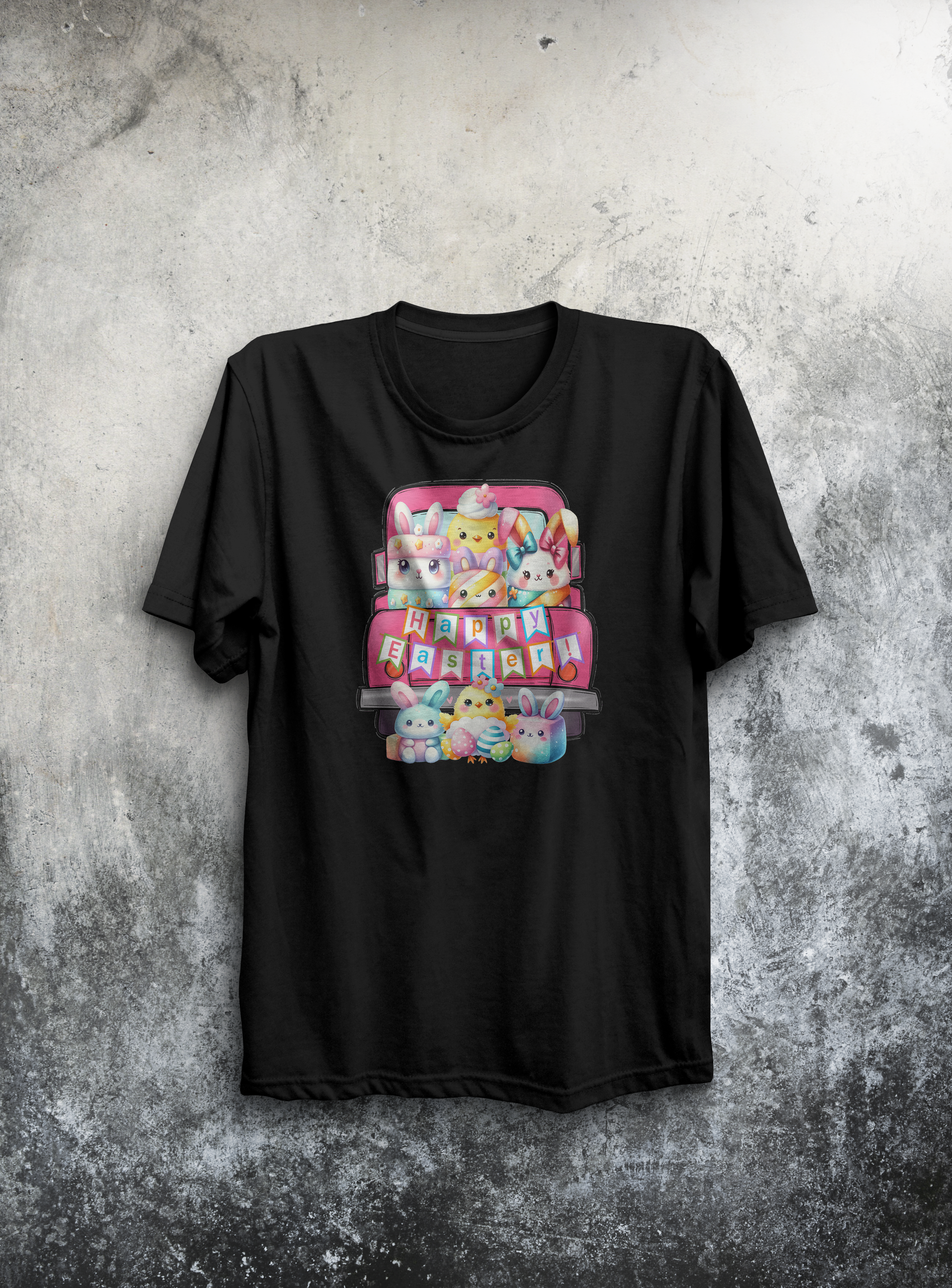 Happy Easter with Cute  Animals