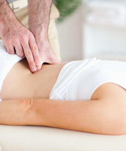 Rückenmassage-Therapie