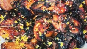 Lemon, Pepper, and Honey Chicken Wings